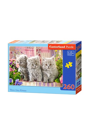 PUZZLE 260 ELEMENTÓW THREE GREY KITTENS