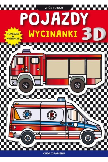 WYCINANKI 3D POJAZDY