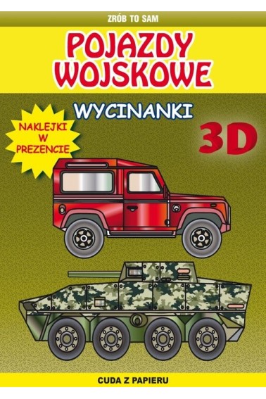 WYCINANKI 3D POJAZDY WOJSKOWE