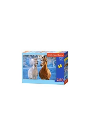 Puzzle 260 Zimowe konie CASTOR