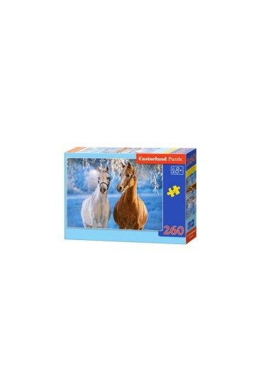 Puzzle 260 Zimowe konie CASTOR