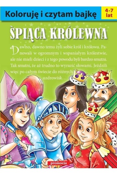 Koloruję i czytam bajkę - Śpiąca królewna