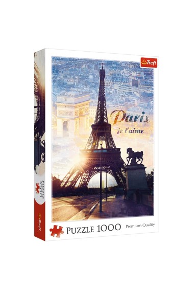 Puzzle 1000 Paryż o świcie TREFL