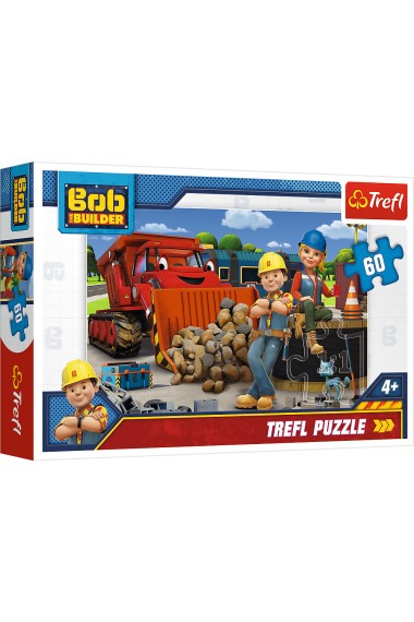 Puzzle 60 Bob i Wendy/Bob Budowniczy TREFL