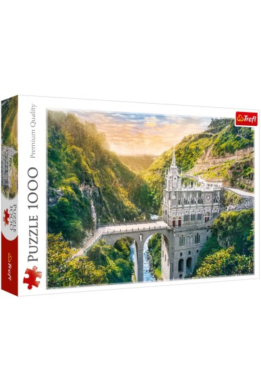 Puzzle 1000 Sanktuarium Las Lajas Kolumbia TREFL 