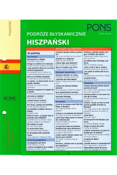 Podróże błyskawicznie Hiszpański 