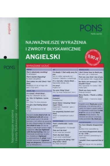 Najważniejsze wyrażenia i zwroty Angielsk 