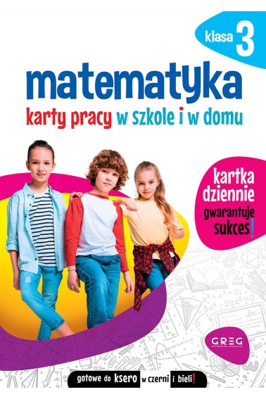 Matematyka SP 3 Karty pracy w szkole i w domu