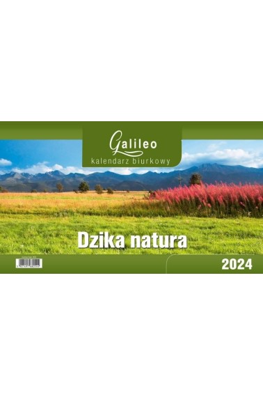 Kalendarz 2024 Biurkowy Galileo Dzika Natura