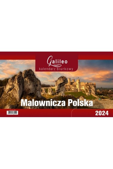 Kalendarz 2024 Biurkowy Galileo Malownicza Polska