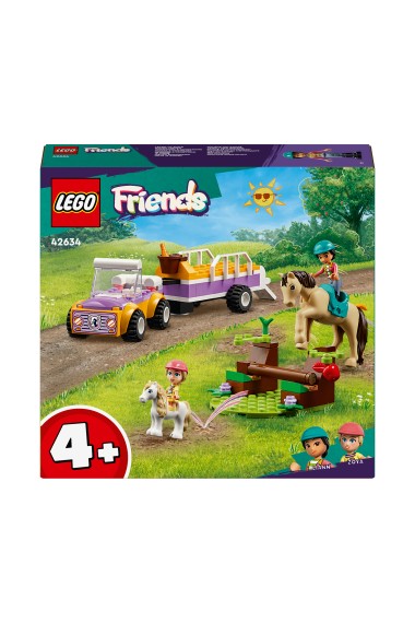 Lego FRIENDS 42634 Przyczepka dla konia i kucyka