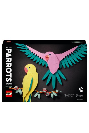 Lego ART 31211 Kolekcja zwierząt - papugi ary