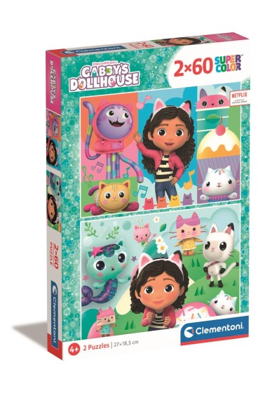 Puzzle 60 Maxi Super Kolor Gabby's Dollhouse