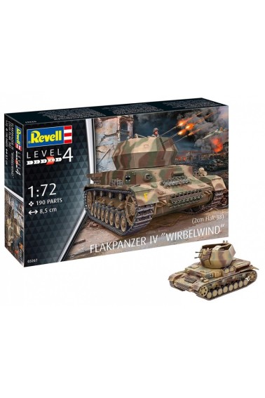 Pojazd1:72 Flakpanzer IV Wirbelwind