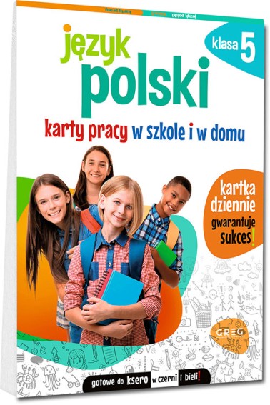 Język polski. Karty pracy w szkole i w domu SP 5