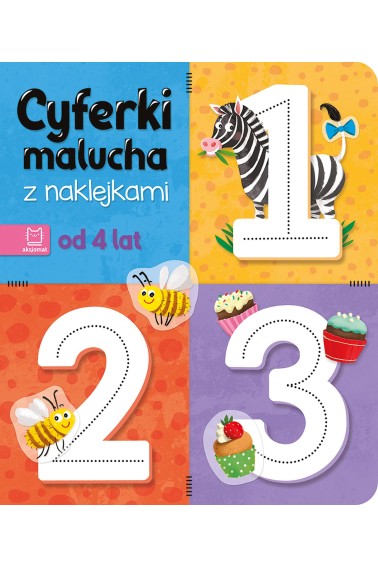 Cyferki malucha z naklejkami Od 4 lat