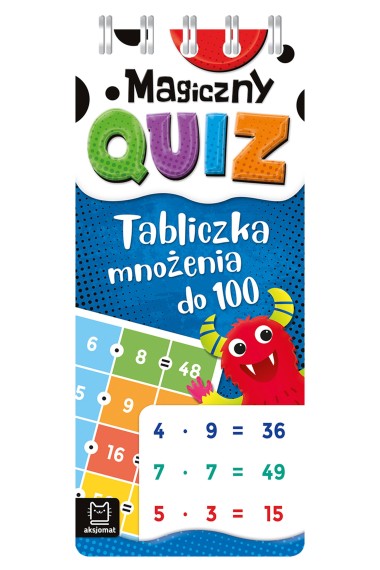 Magiczny quiz Tabliczka mnożenia do 100 Spirala