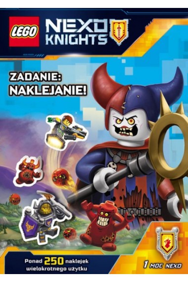 Lego Nexo Knights zadanie naklejanie Promocja