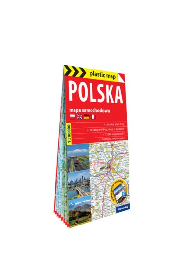 Polska - mapa samochodowa 1:700 000 foliowana