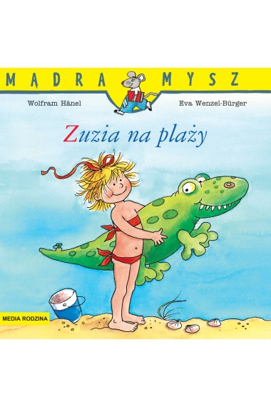 Mądra mysz Zuzia na plaży