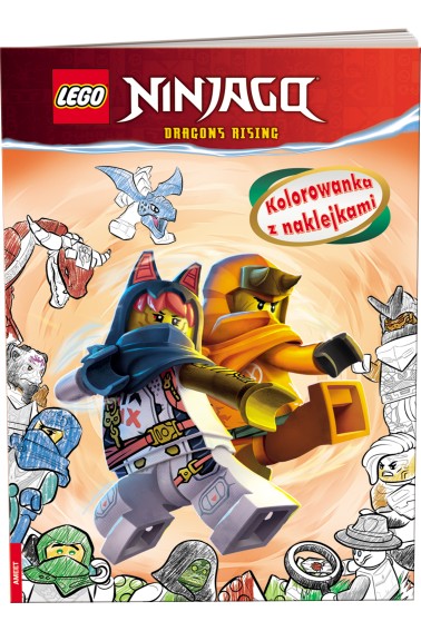 Lego Ninjago Kolorowanka z naklejkami